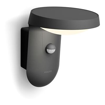 Philips Tyla buitenwandlamp antraciet met sensor 9 W Philips Tyla buitenwandlamp antraciet met sensor 9 W