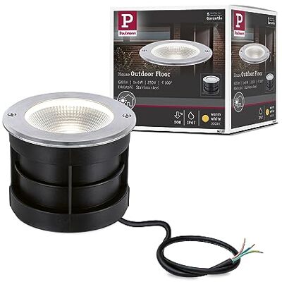 Paulmann 94387 LED buitenverlichting inbouw vloer IP67 incl. 1x6W Buitenlamp Roestvrijstaal Aluminium 3000 K Roestvrijstaal Paulmann 94387 LED buitenverlichting inbouw vloer IP67 incl. 1x6W Buitenlamp Roestvrijstaal Aluminium 3000 K Roestvrijstaal