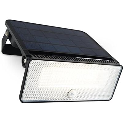 Brendz Paso Buitenlamp op zonne-energie met bewegingsmelder, 1600 lumen, IP54 waterdicht, 3 verlichtingsmodi, led-spot op zonne-energie met bewegingsmelder voor buiten, Paso Brendz Paso Buitenlamp op zonne-energie met bewegingsmelder, 1600 lumen, IP54 waterdicht, 3 verlichtingsmodi, led-spot op zonne-energie met bewegingsmelder voor buiten, Paso