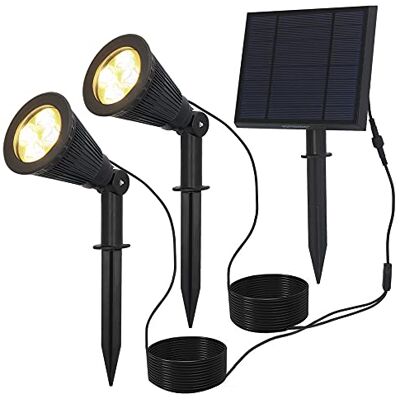 HOFTRONIC Bend Duo Led-zonnelamp met los zonnepaneel 3000 K warm wit set van 2 tuinspots tuinspot voor buiten solarverlichting padverlichting verlichting HOFTRONIC Bend Duo Led-zonnelamp met los zonnepaneel 3000 K warm wit set van 2 tuinspots tuinspot voor buiten solarverlichting padverlichting verlichting