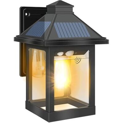 COLBOR Vintage lantaarn op zonne-energie voor buiten, 1 stuk, met 3 intelligente verlichtingsmodi, bewegingsmelder, decoratieve led, IP65 waterdicht, voor garage, tuin, binnenplaats, terras, lantaarn COLBOR Vintage lantaarn op zonne-energie voor buiten, 1 stuk, met 3 intelligente verlichtingsmodi, bewegingsmelder, decoratieve led, IP65 waterdicht, voor garage, tuin, binnenplaats, terras, lantaarn