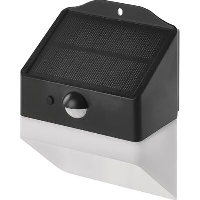 EMOS Lunis led-zonnelamp voor buiten met bewegingsmelder Wandlamp op zonne-energie met haak voor huis/tuin Sensorbereik 6 m/120° 2 verlichtingsmodi, helderheid max. EMOS Lunis led-zonnelamp voor buiten met bewegingsmelder Wandlamp op zonne-energie met haak voor huis/tuin Sensorbereik 6 m/120° 2 verlichtingsmodi, helderheid max.