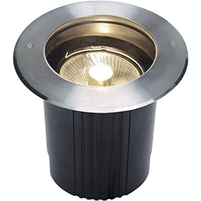 SLV DASAR 215 ES111 vloerinbouw, rond, roestvrij staal 316, max. 75W, IP67 SLV DASAR 215 ES111 vloerinbouw, rond, roestvrij staal 316, max. 75W, IP67