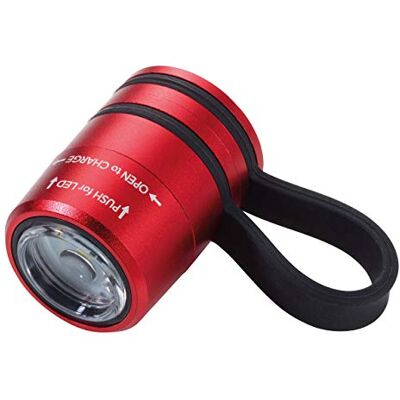 TROIKA Eco RUN TOR90/RD zaklamp met bevestigingsmagneet, wit ledlicht, 2 lichtsterktes + knipperlicht, origineel product TROIKA Eco RUN TOR90/RD zaklamp met bevestigingsmagneet, wit ledlicht, 2 lichtsterktes + knipperlicht, origineel product