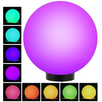 Green Blue GB167 Led-zonnelamp, vrijstaande tuinlamp, bal (30 x 30 kleur) Green Blue GB167 Led-zonnelamp, vrijstaande tuinlamp, bal (30 x 30 kleur)