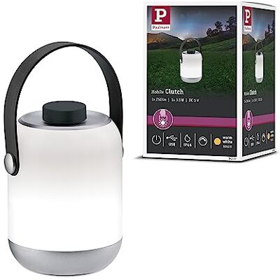 Paulmann Clutch 94210 draadloze led-buitenlamp met 1 lamp 1,6 W grijs 3000 K Paulmann Clutch 94210 draadloze led-buitenlamp met 1 lamp 1,6 W grijs 3000 K