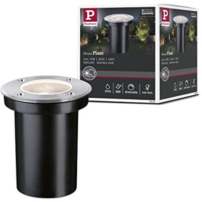 Paulmann 94390 LED vloerinbouwlamp IP65 dimbaar roestvrij staal GU10 Paulmann 94390 LED vloerinbouwlamp IP65 dimbaar roestvrij staal GU10