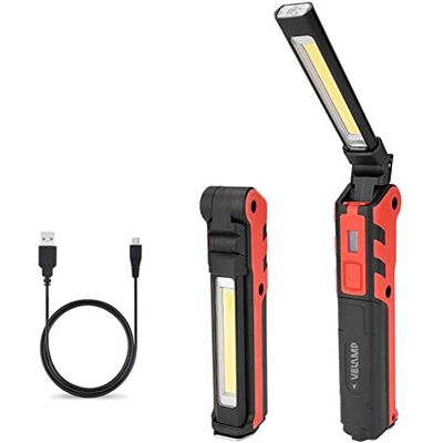 Velamp KUBRIK Rood Oplaadbare zaklamp Velamp KUBRIK Rood Oplaadbare zaklamp