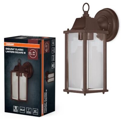 OSRAM Buitenwandlamp roest, IP43, aluminium, 220-240 V Endura Classic Lantaarn, buitenverlichting (speciaal), roest, 1 stuk OSRAM Buitenwandlamp roest, IP43, aluminium, 220-240 V Endura Classic Lantaarn, buitenverlichting (speciaal), roest, 1 stuk
