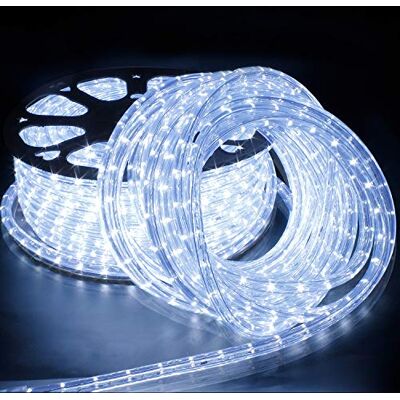 Forever Speed Led-lichtsnoer voor buiten, 720 leds, waterdicht, voor Kerstmis, bruiloft, dak, hek, koud wit, IP65, 20 m Forever Speed Led-lichtsnoer voor buiten, 720 leds, waterdicht, voor Kerstmis, bruiloft, dak, hek, koud wit, IP65, 20 m