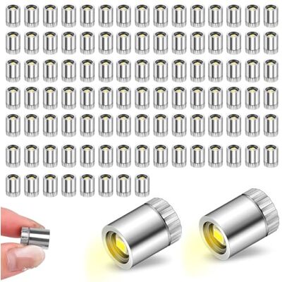 BAIFULAI 100 stuks mini-led-lampen voor poppenhuis: kleine ledlampen, poppenhuis licht met warm wit licht, mini-led-lampen om zelf te maken, mini-ledlicht voor lantaarn in BAIFULAI 100 stuks mini-led-lampen voor poppenhuis: kleine ledlampen, poppenhuis licht met warm wit licht, mini-led-lampen om zelf te maken, mini-ledlicht voor lantaarn in