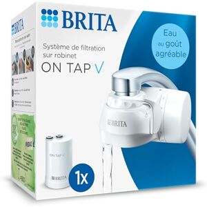 Brita ON TAP V incl. 1 x kraanfilter V (4 maanden), vermindert chloor, PFAS, kleine deeltjes en metalen, handmatige filterduur-indicator Brita ON TAP V incl. 1 x kraanfilter V (4 maanden), vermindert chloor, PFAS, kleine deeltjes en metalen, handmatige filterduur-indicator