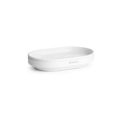 Brabantia Mindset zeepbakje Antislip onderkant Uitneembare binnenplaat Corrosiebestendig Badkameraccessoire Fresh White 12 x 8 cm Brabantia Mindset zeepbakje Antislip onderkant Uitneembare binnenplaat Corrosiebestendig Badkameraccessoire Fresh White 12 x 8 cm
