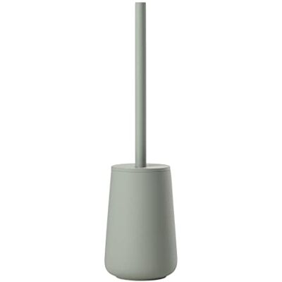 Zone Nova One Toiletborstel van keramiek met zachte coating van staal, matcha-groen Zone Nova One Toiletborstel van keramiek met zachte coating van staal, matcha-groen