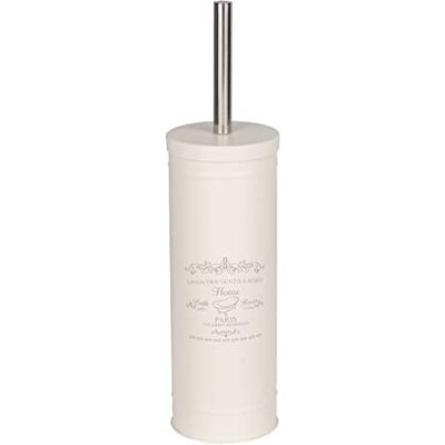 WENKO Home Home Toiletborstelhouder van staal, 9 x 37,5 x 9 cm, crème WENKO Home Home Toiletborstelhouder van staal, 9 x 37,5 x 9 cm, crème