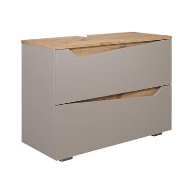 Vicco Enkele wastafel "Marelle", grijs, 80 x 57,5 cm Vicco Enkele wastafel "Marelle", grijs, 80 x 57,5 cm