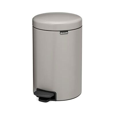 Brabantia NewIcon Pedaalemmer, 12 l, lichtgrijs, afvalscheidingssysteem met zacht sluitend deksel, uitneembare binnenemmer, PerfectBin vuilniszak, 33 x 25 x 41 cm Brabantia NewIcon Pedaalemmer, 12 l, lichtgrijs, afvalscheidingssysteem met zacht sluitend deksel, uitneembare binnenemmer, PerfectBin vuilniszak, 33 x 25 x 41 cm