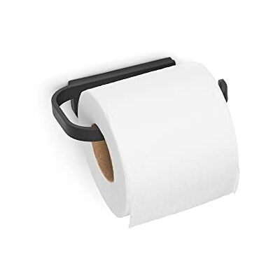 Brabantia Mindset toiletpapierhouder geschikt voor alle gangbare rolformaten, wandmontage, badkameraccessoires, oneindig, grijs, 4,2 x 8,6 x 14 cm Brabantia Mindset toiletpapierhouder geschikt voor alle gangbare rolformaten, wandmontage, badkameraccessoires, oneindig, grijs, 4,2 x 8,6 x 14 cm