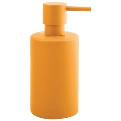 Spirella Zeepdispenser met roestvrijstalen pomp, vloeibare zeepdispenser, porselein, 300 ml, duurzaam en robuust, mat geel Spirella Zeepdispenser met roestvrijstalen pomp, vloeibare zeepdispenser, porselein, 300 ml, duurzaam en robuust, mat geel