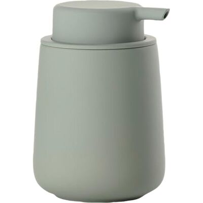 Zone Nova One Zeepdispenser van kunststof met zachte coating, matcha-groen Zone Nova One Zeepdispenser van kunststof met zachte coating, matcha-groen