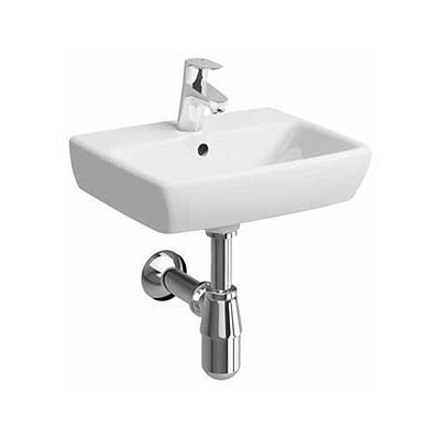 VBChome Opzetwastafel 45 x 35 cm wit met gat met overloop Een wastafel voor inbouw met onderkast onder de gootsteen eenvoudige montage VBChome Opzetwastafel 45 x 35 cm wit met gat met overloop Een wastafel voor inbouw met onderkast onder de gootsteen eenvoudige montage