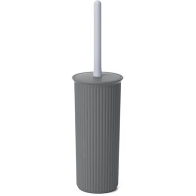 TATAY Toiletborstel, compact en functioneel design, BPA-vrije wc-borstel, gemaakt in Spanje, 9,5 x 9,5 x 39,5 cm, Baobab collectie, antracietgrijs TATAY Toiletborstel, compact en functioneel design, BPA-vrije wc-borstel, gemaakt in Spanje, 9,5 x 9,5 x 39,5 cm, Baobab collectie, antracietgrijs