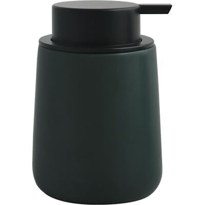 MSV Maonie Keramische vloeibare zeepdispenser 300 ml donkergroen mat MSV Maonie Keramische vloeibare zeepdispenser 300 ml donkergroen mat