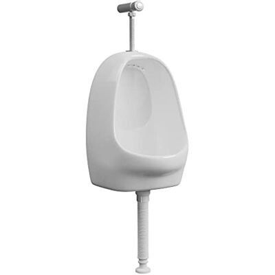 vidaXL Hangend urinoir met waterspoelventiel wandurinoir badkamer toilet waterkamer huis volwassenen mannen binnen keramiek wit vidaXL Hangend urinoir met waterspoelventiel wandurinoir badkamer toilet waterkamer huis volwassenen mannen binnen keramiek wit
