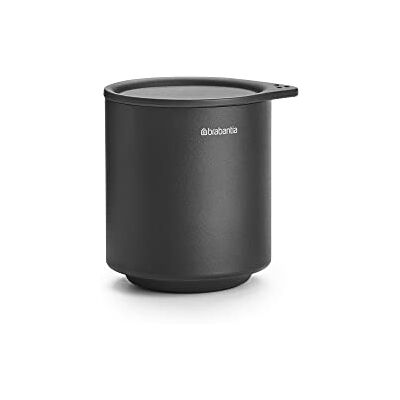 Brabantia Mindset opbergpot Ideaal om te organiseren Hygiënisch deksel Corrosiebestendig Gemakkelijk te reinigen Badkameraccessoires Infinite Grey 9,5 x 8 x 9,5 cm Brabantia Mindset opbergpot Ideaal om te organiseren Hygiënisch deksel Corrosiebestendig Gemakkelijk te reinigen Badkameraccessoires Infinite Grey 9,5 x 8 x 9,5 cm