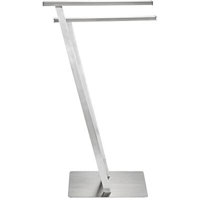 WENKO Lirio handdoekhouder roestvrij staal mat 20 x 76,5 x 40 cm WENKO Lirio handdoekhouder roestvrij staal mat 20 x 76,5 x 40 cm