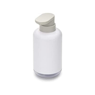 Joseph Joseph Duo-pomp voor zeepdispenser, keuken en badkamer, 300 ml, navulbaar, wit Joseph Joseph Duo-pomp voor zeepdispenser, keuken en badkamer, 300 ml, navulbaar, wit