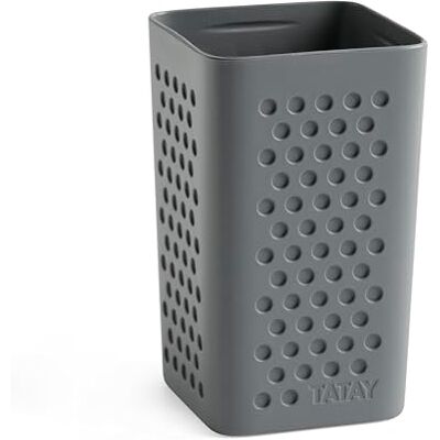 TATAY Bohol beker voor tandenborstels, afmetingen 6,5 x 6,5 x 11 cm TATAY Bohol beker voor tandenborstels, afmetingen 6,5 x 6,5 x 11 cm