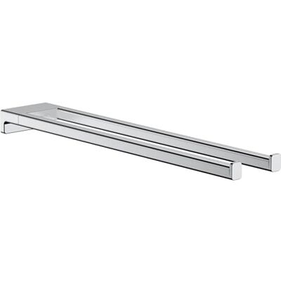 Hansgrohe AddStoris 41770000 handdoekhouder met dubbele handgreep, verchroomd Hansgrohe AddStoris 41770000 handdoekhouder met dubbele handgreep, verchroomd
