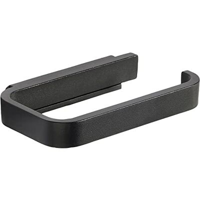 Zone Rim Toiletpapierhouder, 14,6 x 8,4 x 2 cm, zwart Zone Rim Toiletpapierhouder, 14,6 x 8,4 x 2 cm, zwart