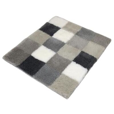 Kleine Wolke Caro flanellen badmat, 55 x 65 cm Kleine Wolke Caro flanellen badmat, 55 x 65 cm