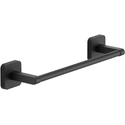 Gedy Handdoekhouder stang 30 cm Tonga mat zwart Gedy Handdoekhouder stang 30 cm Tonga mat zwart