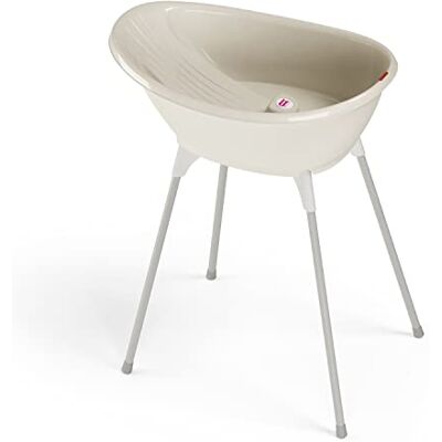 OKBABY Bella Kit met standaard, comfortabele badkuip voor pasgeborenen en baby's van 0 tot 12 maanden, wit OKBABY Bella Kit met standaard, comfortabele badkuip voor pasgeborenen en baby's van 0 tot 12 maanden, wit