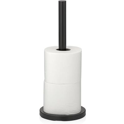 kela Carta toiletpapierhouder van metaal, 37 cm, 15 cm, zwart kela Carta toiletpapierhouder van metaal, 37 cm, 15 cm, zwart