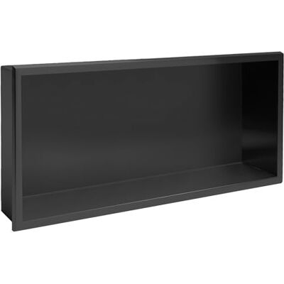 Rea Niche Plank Badkamer 30x60 Mat Zwart Ingebouwde Douche Niche Organizer Badkamer Wandnis Roestvrij Staal (Zwart) Rea Niche Plank Badkamer 30x60 Mat Zwart Ingebouwde Douche Niche Organizer Badkamer Wandnis Roestvrij Staal (Zwart)