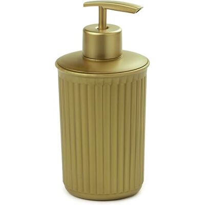 TATAY Gouden zeepdispenser, gerecycled kunststof, lekvrij en navulbaar TATAY Gouden zeepdispenser, gerecycled kunststof, lekvrij en navulbaar