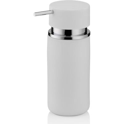 kela Zeepdispenser voor badkamer, keramiek, wit, 7 mm x 17 mm kela Zeepdispenser voor badkamer, keramiek, wit, 7 mm x 17 mm