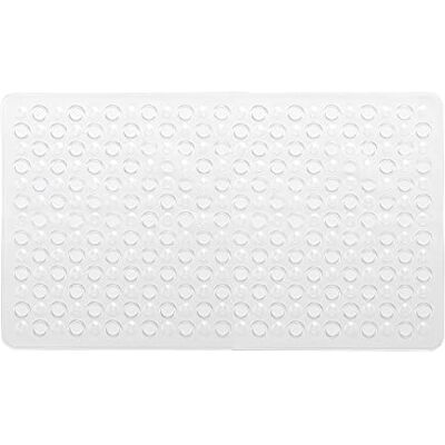 Gedy G-Maim Antislipmat met zuignappen, afmetingen 60 x 38, badmat van hars, transparante afwerking, R&S design, 100% Made in Italy, machinewasbaar tapijt Gedy G-Maim Antislipmat met zuignappen, afmetingen 60 x 38, badmat van hars, transparante afwerking, R&S design, 100% Made in Italy, machinewasbaar tapijt