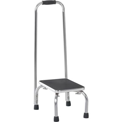HOMCOM Trede met handgreep – veiligheidsopstapje – toegang tot het bad – platform en antislip pads – verzinkt staal HOMCOM Trede met handgreep – veiligheidsopstapje – toegang tot het bad – platform en antislip pads – verzinkt staal