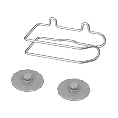 Metaltex Toiletpapierhouder, zilverkleurig, 15 x 9 x 8 cm Metaltex Toiletpapierhouder, zilverkleurig, 15 x 9 x 8 cm