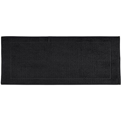 Caleffi Zeemeermin badmat, katoen, zwart, 70 x 130 cm Caleffi Zeemeermin badmat, katoen, zwart, 70 x 130 cm