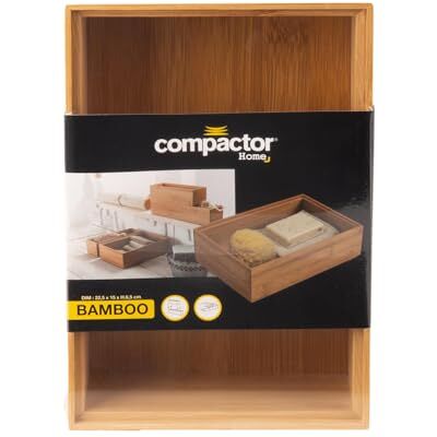 Compactor Box Osaka Stapelbaar, Bamboe, 30 x 15 x 6.5 cm, RAN6962 Compactor Box Osaka Stapelbaar, Bamboe, 30 x 15 x 6.5 cm, RAN6962
