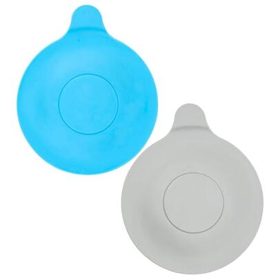 Your Day Mate Afvoerstop voor badkuip, douche, keukenspoelbak en wastafel, afneembare wastafelsluiting, voorkomt het lekken van water, Ø 13 cm, voor afvoergaten tot 90 mm, grijs + blauw Your Day Mate Afvoerstop voor badkuip, douche, keukenspoelbak en wastafel, afneembare wastafelsluiting, voorkomt het lekken van water, Ø 13 cm, voor afvoergaten tot 90 mm, grijs + blauw