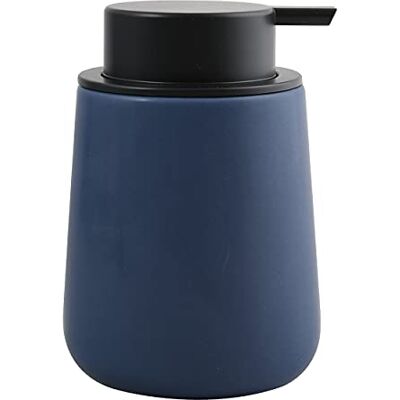 MSV Maonie Keramische vloeibare zeepdispenser 300 ml donkerblauw mat MSV Maonie Keramische vloeibare zeepdispenser 300 ml donkerblauw mat
