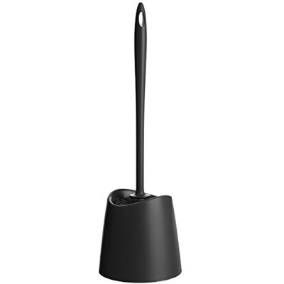 TATAY Toiletborstel standaard, polypropyleen, zwarte borstel, BPA-vrij, gemaakt in Spanje. Zwart. Afmetingen: 12 x 12 x 38 cm TATAY Toiletborstel standaard, polypropyleen, zwarte borstel, BPA-vrij, gemaakt in Spanje. Zwart. Afmetingen: 12 x 12 x 38 cm