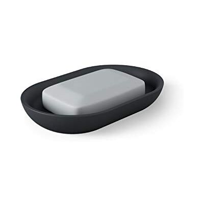 Umbra SOAP DISH Junip. Zeephouder ovaal Junip. van matzwarte steenhars. 14 x 9 x 3 cm Umbra SOAP DISH Junip. Zeephouder ovaal Junip. van matzwarte steenhars. 14 x 9 x 3 cm